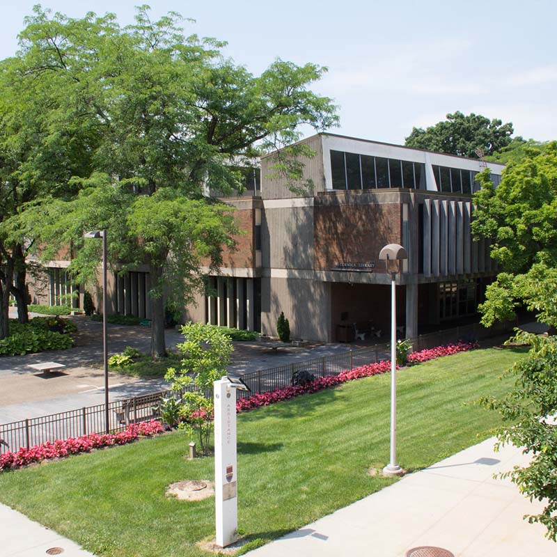 Students on sidewalk