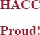 HACC Proud!